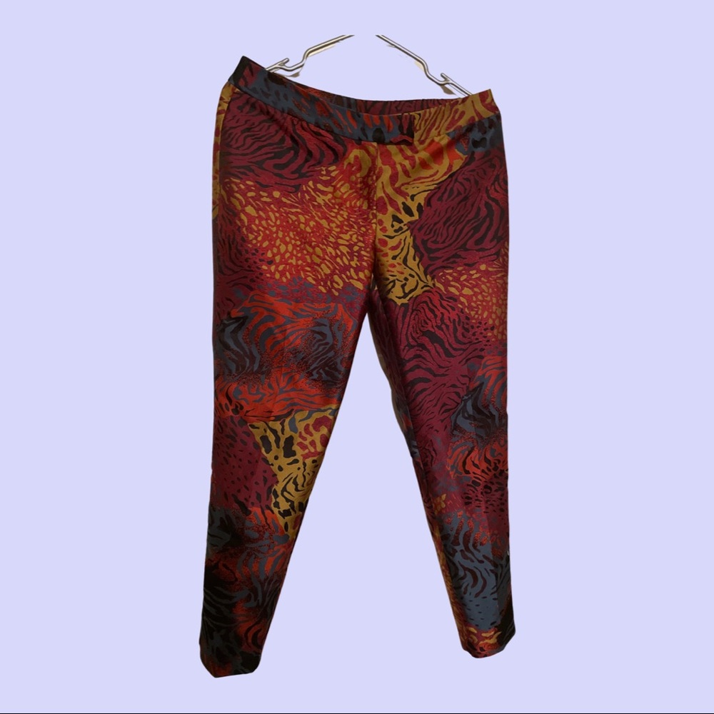 Fashionista Anne Klein print pant - size 4